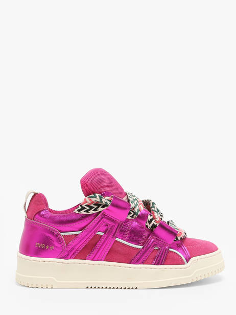 Sneakers In Leather Semerdjian Pink women INNA206