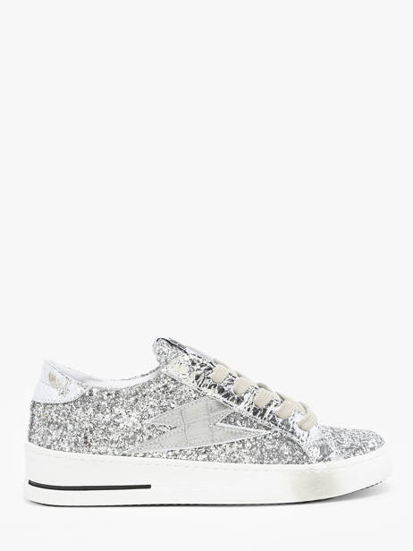 Sneakers In Leather Semerdjian Silver women MAYA423