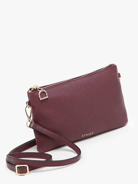 Crossbody Bag Tradition Cuir Etrier Violet tradition ETRA0141 other view 2