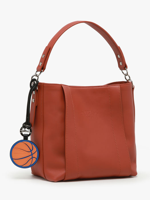 Longchamp Long-dribble Porte clés Orange