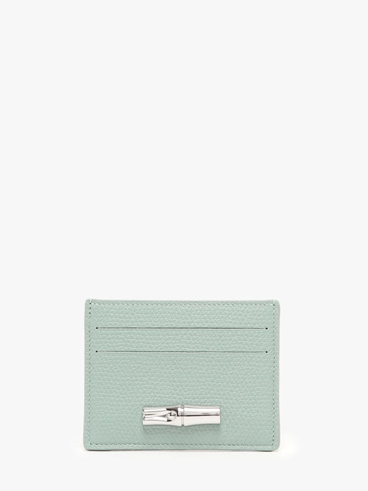 Longchamp Le roseau Bill case / card case Green