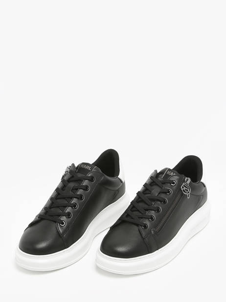 Sneakers En Cuir Karl lagerfeld Noir men KL52564 vue secondaire 1