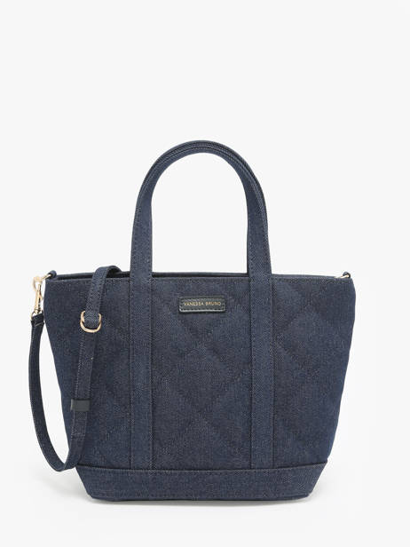 Sac Porté Main Cabas Coton Vanessa bruno Bleu cabas 4V40435