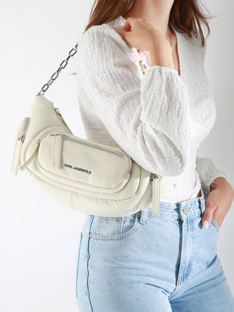 Shoulder Bag K City Karl lagerfeld White k city 245W3045 other view 1