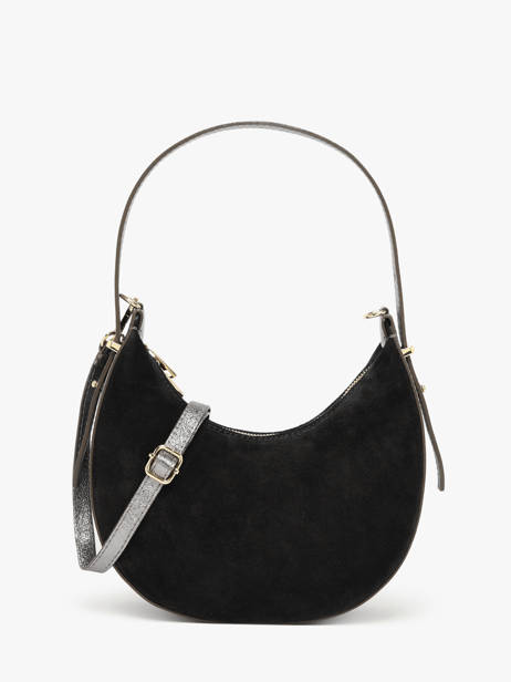 Shoulder Bag Velvet Leather Milano Black velvet VE24063