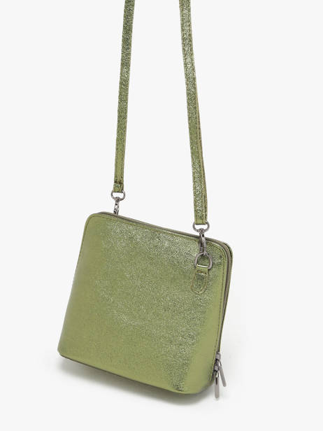 Leather Nine Crossbody Bag Milano Green nine NI23117N other view 2