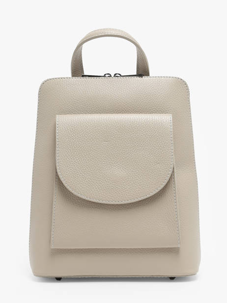 Shoulder Strap Backpack Milano Beige caviar CA240615