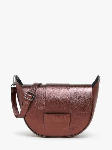 Sac Bandoulière Nine Cuir Milano Marron nine NI24065