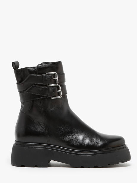 Boots In Leather Mjus Black accessoires L44201