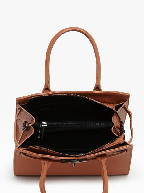 Handbag Caviar Leather Milano Brown caviar CA24063 other view 3