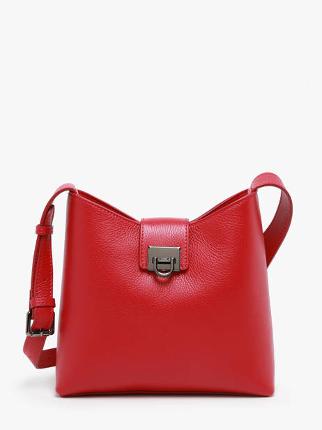 Sac Porté épaule Caviar Cuir Milano Rouge caviar CA24064