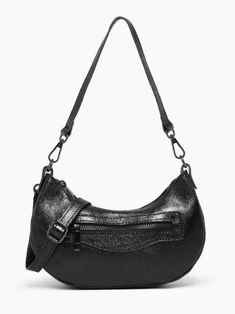 Sac Porté épaule Nine Cuir Milano Noir nine NI24061