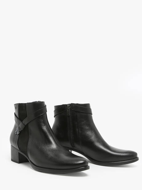 Bottines Alegria En Cuir Dorking Noir theme D7232 vue secondaire 2