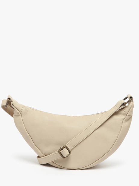 Shoulder Bag Cow Leather Basilic pepper Beige cow BCOW73 other view 4