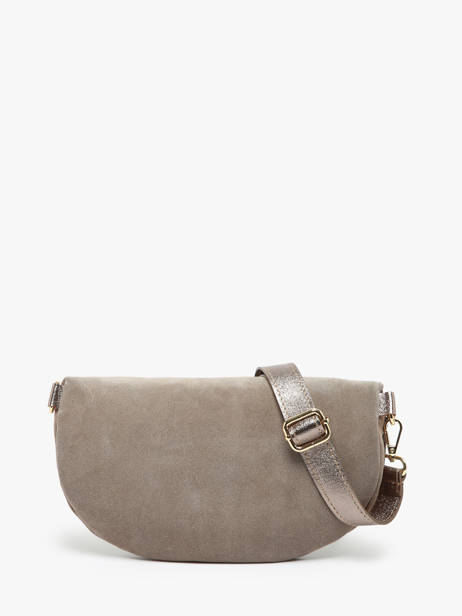 Sac Banane Milano Gris velvet VE23111 vue secondaire 4