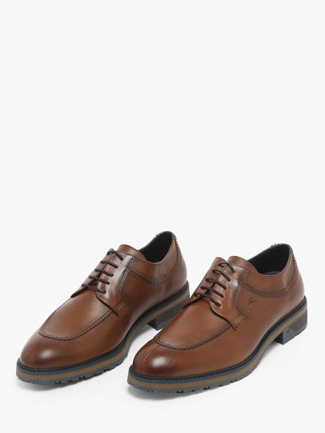 Chaussures De Ville En Cuir Fluchos Marron men F1874 vue secondaire 1