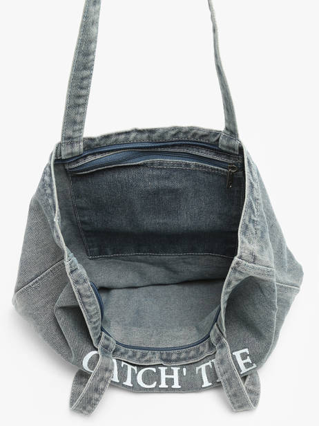 Sac Porté épaule Denim Coton Miniprix Bleu denim 33001 vue secondaire 2