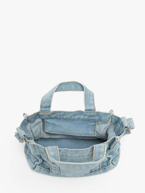 Shoulder Bag Denim Cotton Miniprix Blue denim 937 other view 2