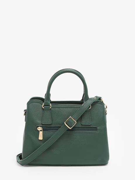 Satchel Luna Leather Hexagona Green luna 6820082 other view 4