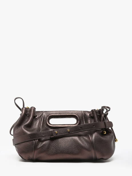 Sac Bandoulière Gun Metal Cuir Gerard darel Marron gun metal DAS08446 vue secondaire 4