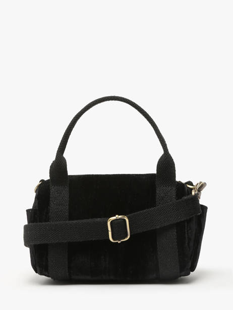 Sac Bandoulière Vfr Velours Mila louise Noir vfr 23224VFR vue secondaire 4