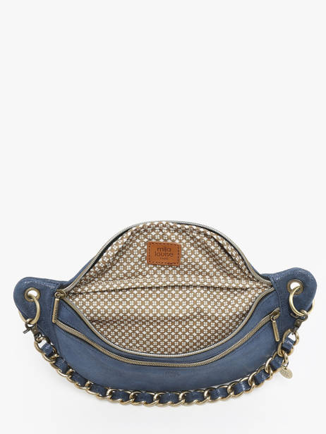 Sac Banane Mila louise Bleu vintage 23689X vue secondaire 3