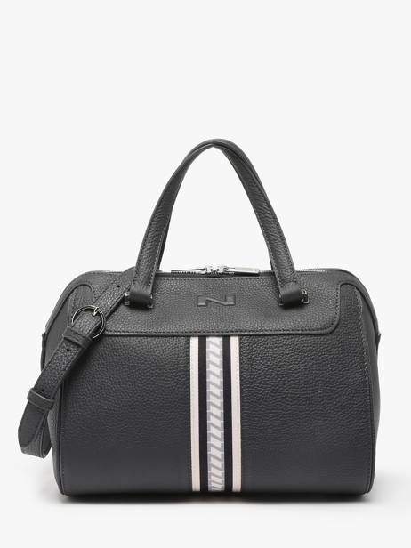 Leather Norma Signature Bowling Bag Nathan baume Gray signature 1