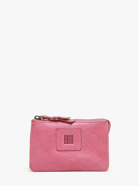 Porte-monnaie Heritage Cuir Biba Rose heritage KA5