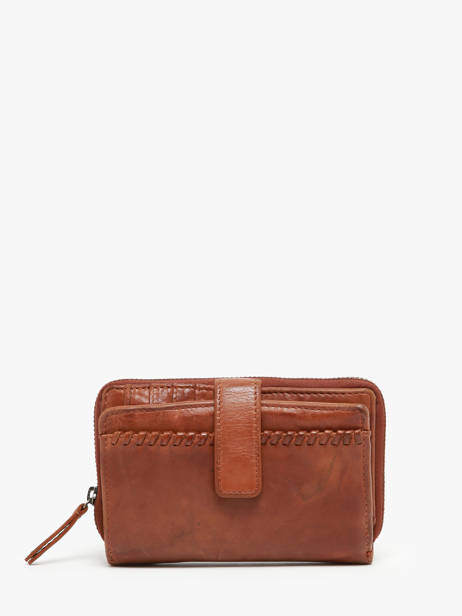 Leather Heritage Wallet Biba Brown wallet WIN3L