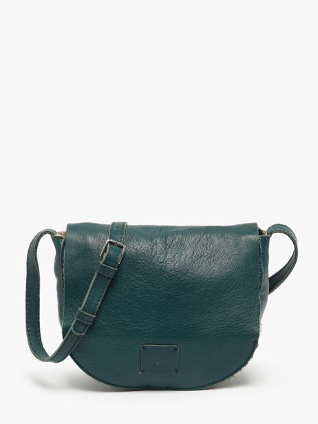 Shoulder Bag Leather Leather Biba Green leather CET7L