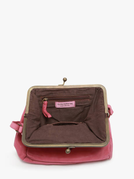 Cross Body Tas Heritage Leather Biba Pink heritage BT22 other view 3