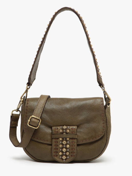 Sac Bandoulière Heritage Cuir Biba Vert heritage COD1L