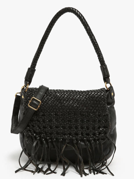 Sac Bandoulière Heritage Cuir Biba Noir heritage VAR1L