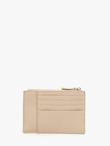 Porte-cartes Zippé L Ninon Cuir Lancel Beige ninon A10537 vue secondaire 2