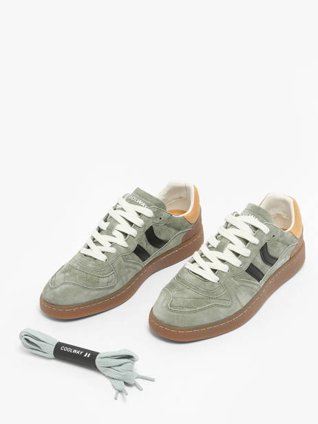 Sneakers In Leather Coolway Green men 8663595 other view 1