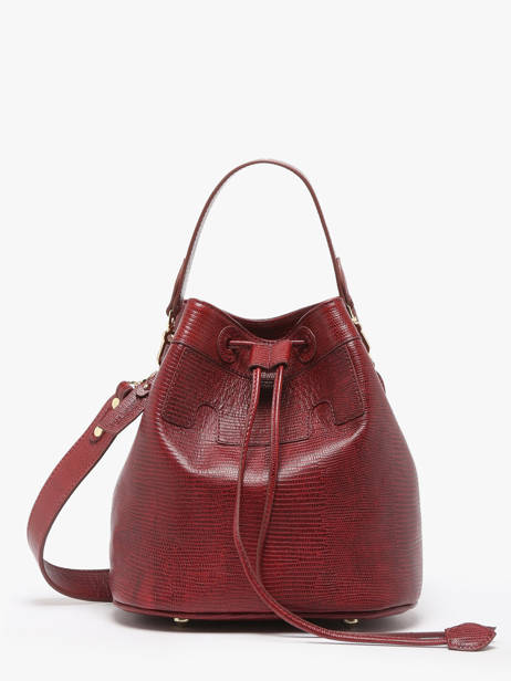 Bucket Bag La Suite 1960 Leather Paul marius Red la suite 1960 CAPUC960