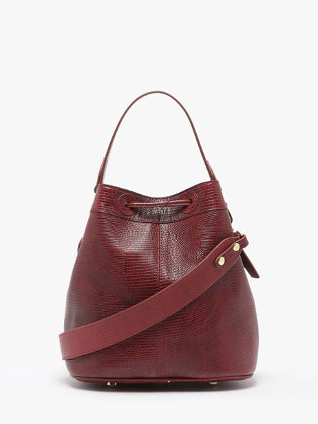 Bucket Bag La Suite 1960 Leather Paul marius Red la suite 1960 CAPUC960 other view 4