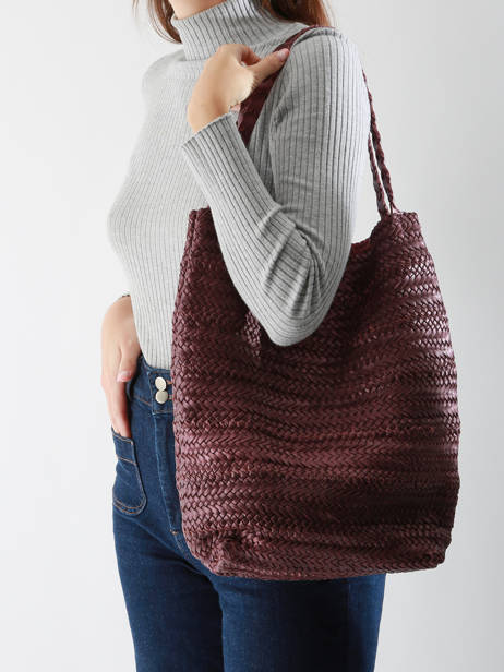 Shoulder Bag Heritage Leather Biba Violet heritage RUB1L other view 1