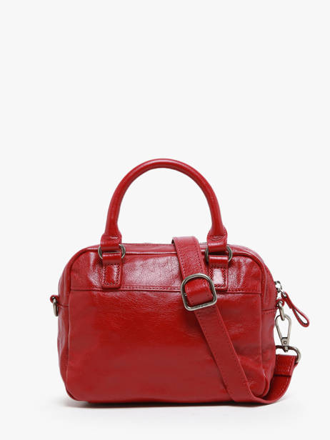 Sac Bandoulière Micro Macy Cuir Nat et nin Rouge vintage MICRMACY vue secondaire 4