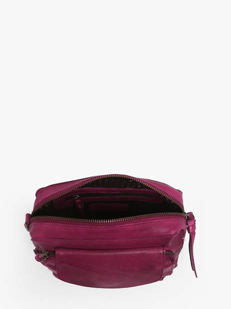 Sac Bandouliere Naina Cuir Pieces Violet naina 17063358 vue secondaire 3