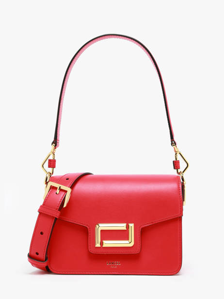 Shoulder Bag Angele Leather Lancel Red angele A13147