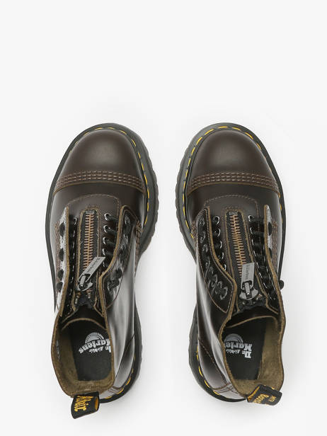 Boots In Leather Dr martens Brown unisex 31993302 other view 3