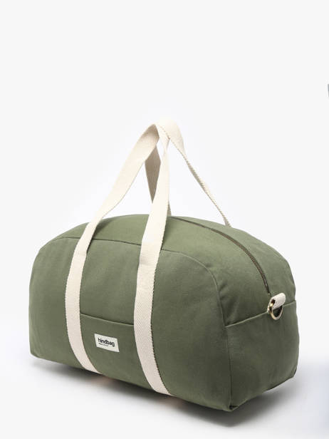 Cabin Duffle Bag Best Seller Cotton Hindbag Green best seller CHARLIE other view 2