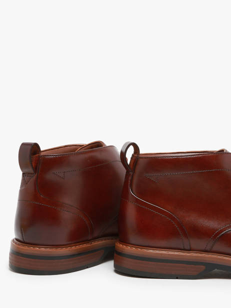 Boots En Cuir Clarks Marron men 26178425 vue secondaire 2