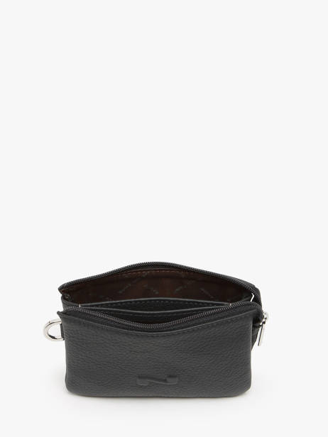 Porte-monnaie 2 Compartiments Cuir Nathan baume Gris original n 302N vue secondaire 1