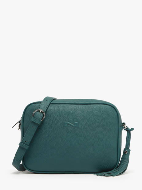 Sac Bandoulière Camera Bag Cuir Nathan baume Bleu nathan 2