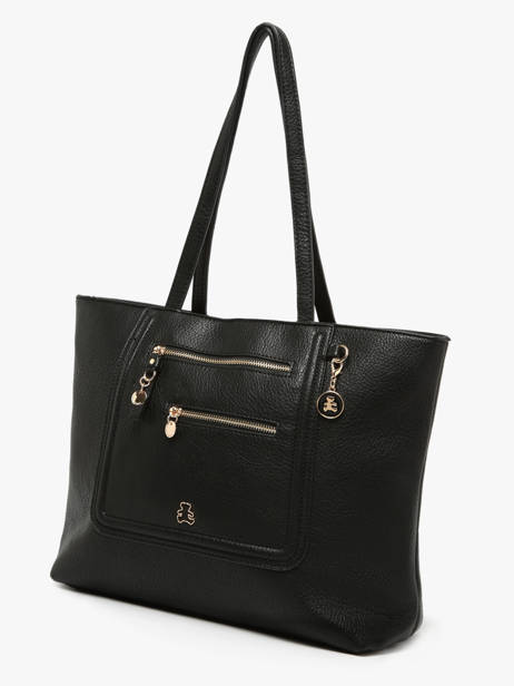 Shopping Bag Zip Lulu castagnette Black zip WILLIANA other view 1