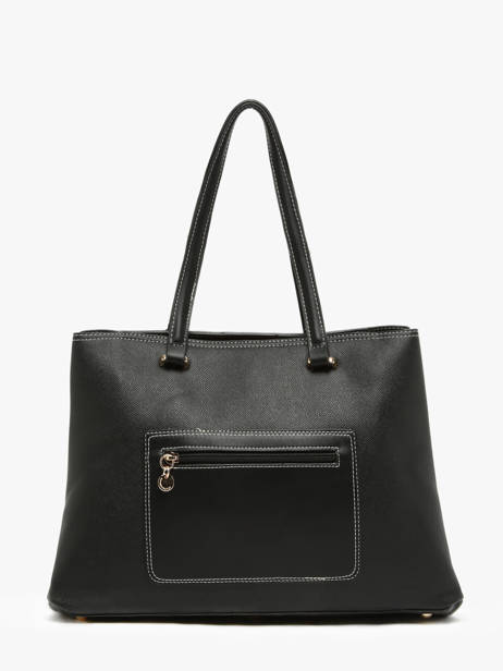 Shopping Bag Saffiano Lulu castagnette Black saffiano WALDEMAR other view 3