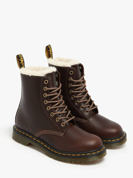 Boots 1460 Pascal Serena In Leather Dr martens Brown women 32019777 other view 1