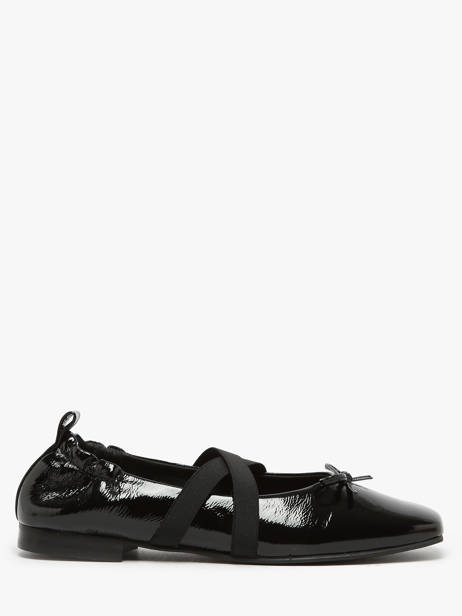 Ballerines Avec Brides En Cuir We do Noir women CO55342G